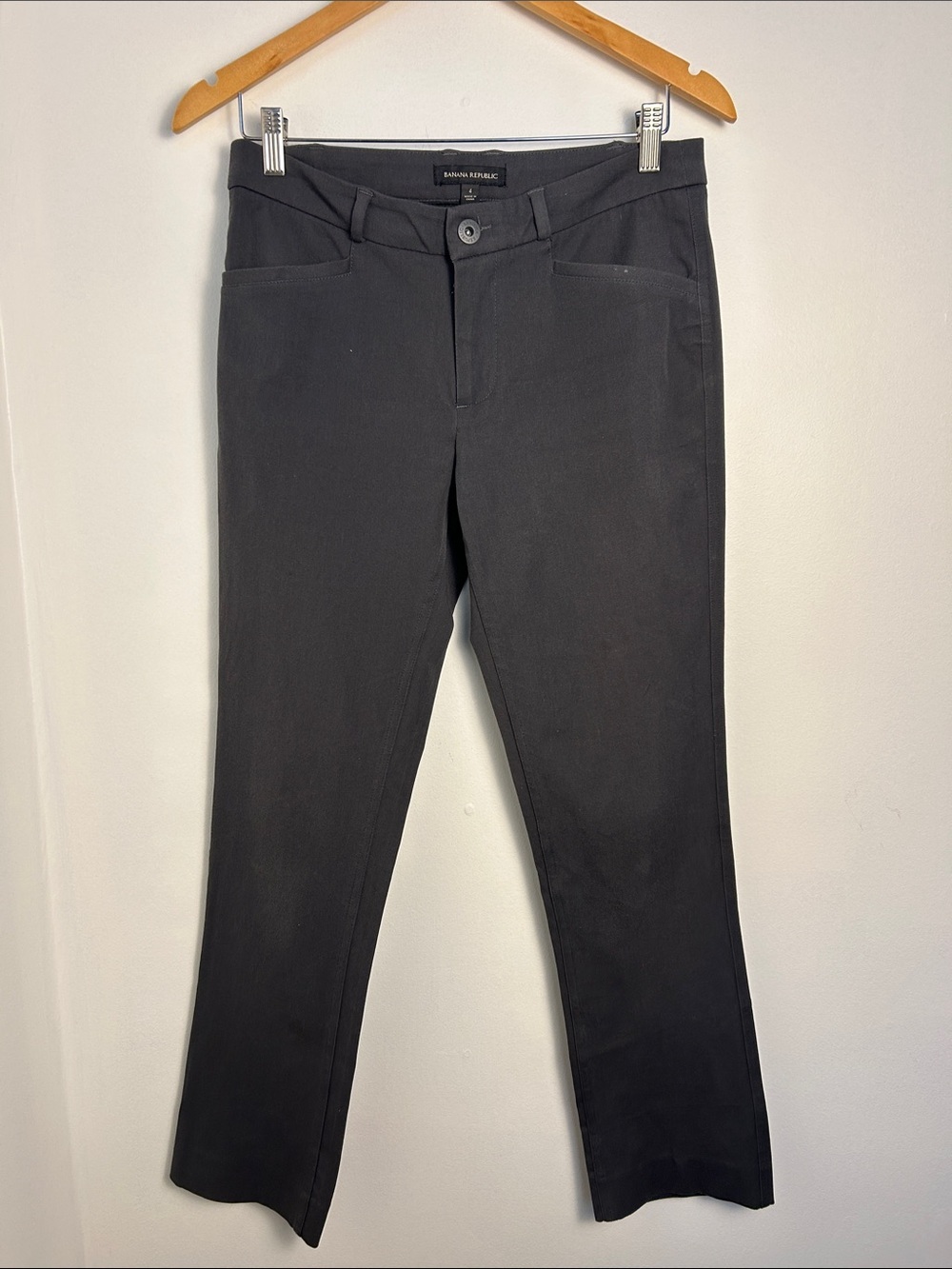 Banana Republic Black Ankle Pants Size 4 Women’s Career Work Stretch comfort